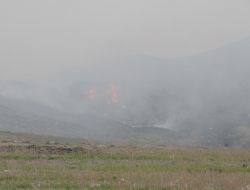 Fırtına Şehir Çöplüğünde Yangın Çıkardı