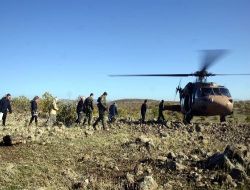 4 Askerin Şehit Olduğu Düztepe Mevkiinde Keşif Yapıldı