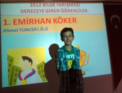 9. Bilgi Yarışmasının Ödülleri Sahiplerini Buldu