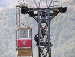 Bir Aylık Bakımın Ardından Teleferik Seferleri Başlıyor