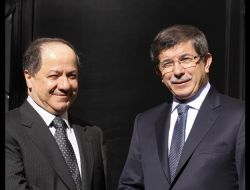 Davutoğlu, Barzani İle Görüştü!