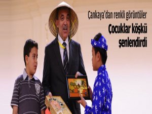 Çocuklar Çankaya Köşkü'ndeydi..