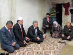 Vali Kahraman, Ermenek'te Acılı Aileleri Ziyaret Etti