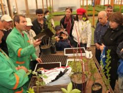 Bahçede Uygulamalı Bahçıvanlık Eğitimi Verildi