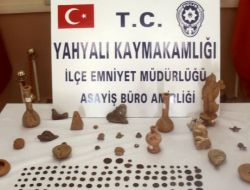 Yahyalı’da Tarihi Eser Operasyonu