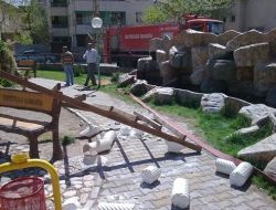 Gölbaşı Turan Özdemir Parkı'na Saldırı