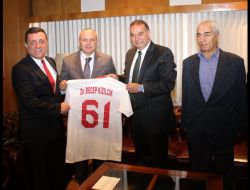 Vali Kızılcık, Tff Yönetim Kurulu Üyelerini Kabul Etti