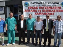 Batman Belediyesi Bu Yıl 300 Sokak Hayvanını Aşıladı