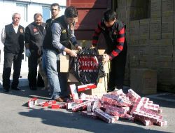 Ambarlı Limanı'nda  Sahte Sigara Operasyonu