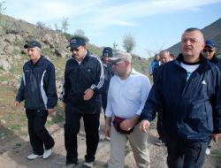 Başkan Özhaseki Sabah Yürüyüşünün Ardından Yatırımları İnceledi