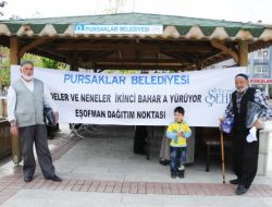 Pursaklar’da Yaşlıların Bahar Yürüyüşü Heyecanı Başladı