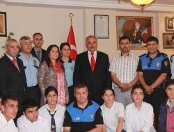 Geziden Dönen Öğrencilerden, Başkan Keskin'e Teşşekür Ziyareti