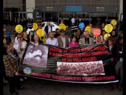 Havalimanında 'Sabiha Gökçen' Protestosu