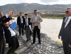 Bakanlar Ilısu Barajında İncelemelerde Bulundu