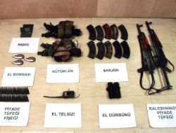 Terör Örgütüne Ait Silah Ve Teçhizat Ele Geçirildi