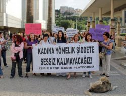 Kadınlar Kadına Yönelik Şiddeti Protesto Etti