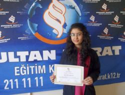 Sultan Murat Koleji Öğrencisinin, E-dream Bilgisayar Proje Olimpiyatı Başarısı