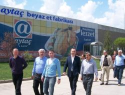 Yozgat’ta Görev Yapan Daire Müdürleri Aytaç’ı Gezdi