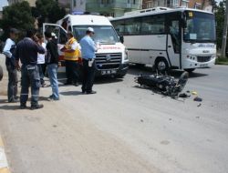 Burhaniye'de Motosiklet Kazası: 2 Yaralı
