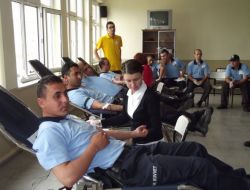 Polis Eğitim Merkezi Öğrencileri 155 Ünite Kan Bağışladı