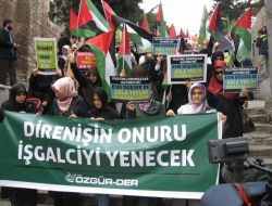 Filistinlilerin Açlık Grevine İstanbul'dan Destek