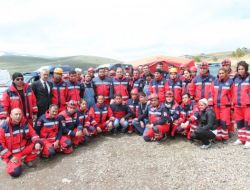 9 İlin Ulusal Medikal Kurtarma Ekibi, Erzurumda Tatbikat Yaptı