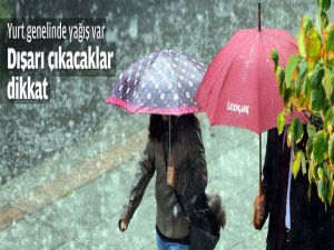 Yurt Genelinde Şiddetli Yağış