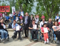 Engelli Gençler Oryantiring Müsabakası Yaptı