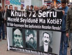 Tunceli'de 72 Yıl Önce İdam Edilen Seyit Rıza'nın Mezarının Bulunamaması Protesto Edildi