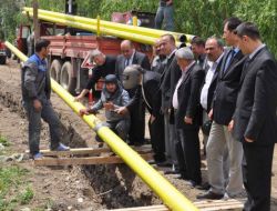 Yozgat’ın 270 Haneli Beldesinde Doğalgaz Çalışmaları Başladı