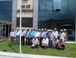 Aliağalı Süt Üreticileri Tire Süt Kooperatifi'ni Gezdi