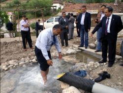 Vali Çiftçi, Kaplıcalarda İncelemelerde Bulundu