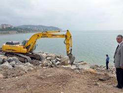 Dolgu Alanında Çalışmalar Sürüyor