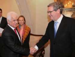 Kktc Cumhurbaşkanı Eroğlu Downer'ı Kabul Etti