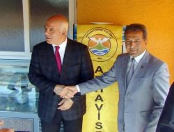 Hentbol Federasyonu Başkanı Bilal Eyüboğlu Arhavi’ye Geldi