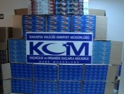 Sakarya'da Kaçak Sigara Operasyonu