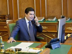 Berdimuhamedov Medvedev İle Görüştü