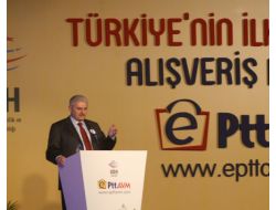 Bakan Yıldırım, Ptt'nin Sanal Mağazasını Açtı