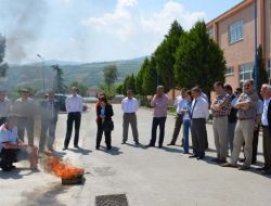 Saski, Personeline Yangın Eğitimi Verdi