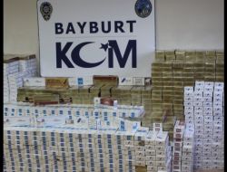 Bayburt'ta Kaçak Sigara Operasyonu