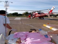 Kaza Yapan İşitme Engelli Çocuk Helikopter Ambulansla Antalya'ya Sevk Edildi
