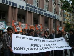 Meclis’ten Geçen Afet Yasası’na Protesto