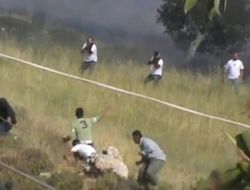 İsrailli Yerleşimciler Böyle Silah Sıktı