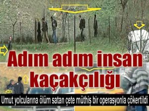 Adım adım insan kaçakçılığı