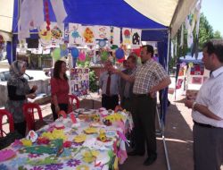 Gölbaşı’nda Anaokulu Öğrencileri Sergi Açtı