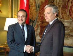 Egemen Bağış, Belçika Dışişleri Bakanı İle Vize Sorununu Görüştü