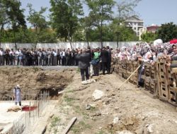 Çorlu Anadolu İmam Hatip Lisesi Ek Bina İnşaatının Temeli Atıldı