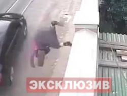 Rusya’da Feci Kaza Anı Güvenlik Kamerasında