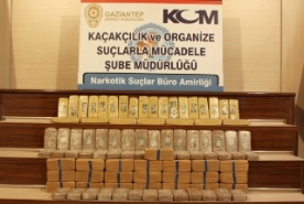 Gaziantep polisi 51 kilo eroin ele geçirdi