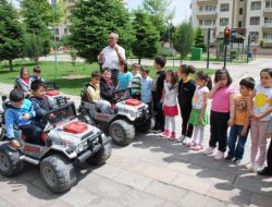 Trafik Parkı Çocukların İlgi Odağı Oldu